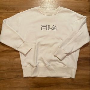 Off White FILA Crewneck Sweatshirt